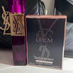 YSL blk opium 1.6 fl oz . Sweet smell youthful vibe.